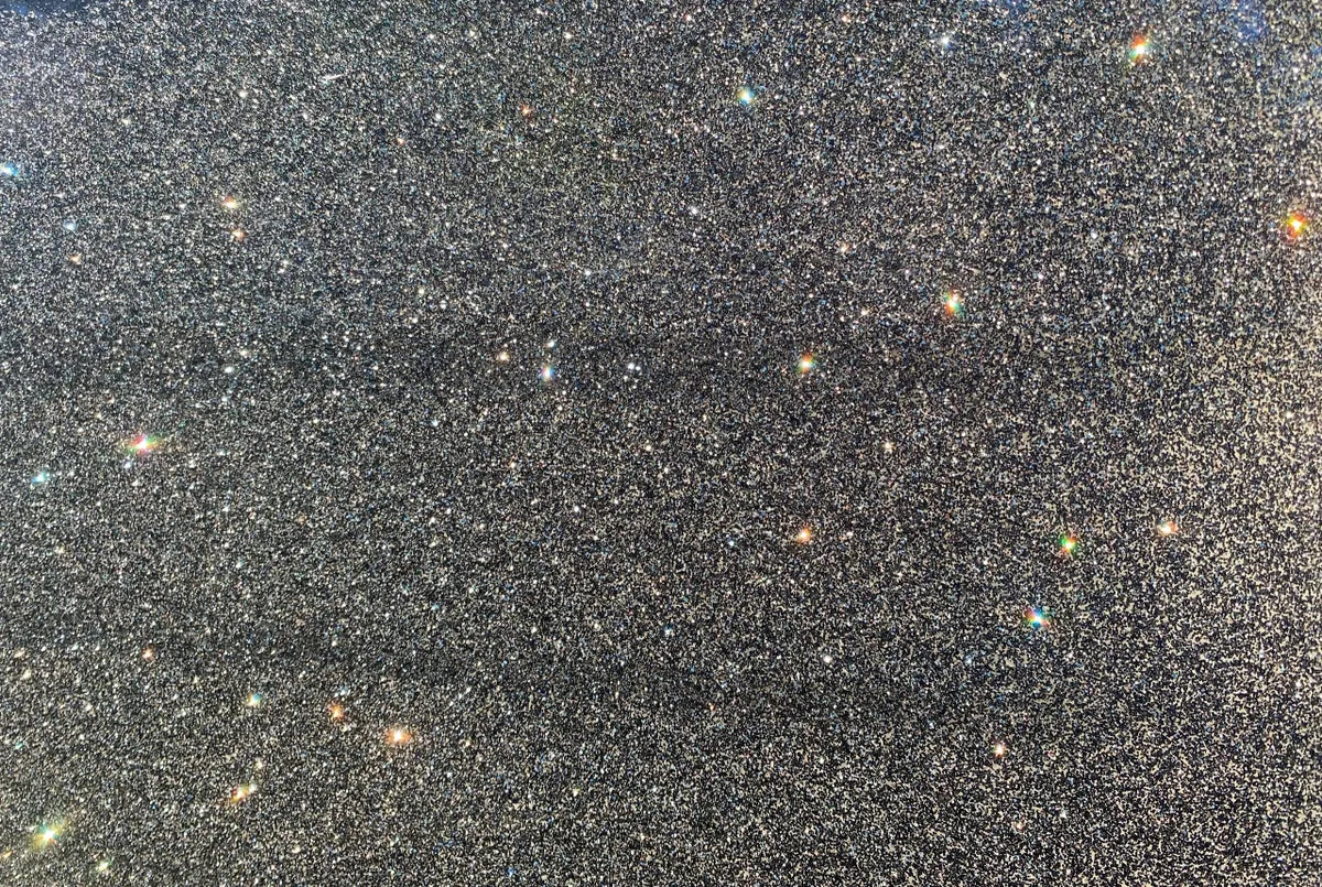 1/8" Black Glitter Acrylic