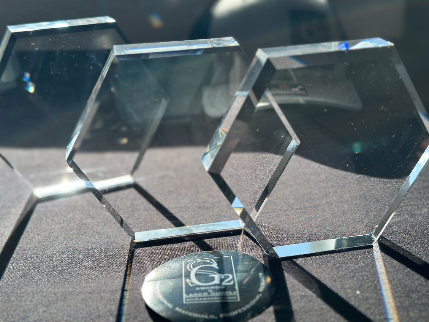 Hexagon Acrylic Award Blank