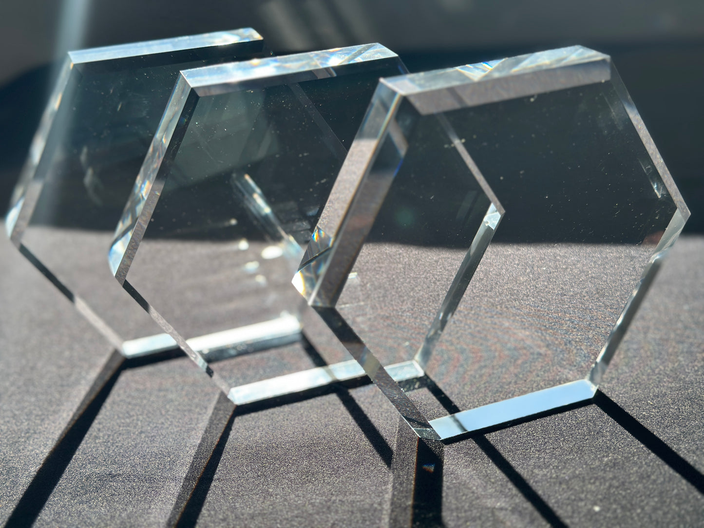 Hexagon Acrylic Award Blank