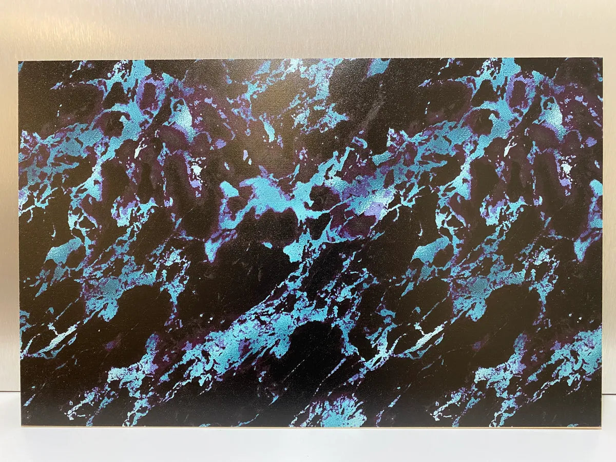Blue and Black Marble