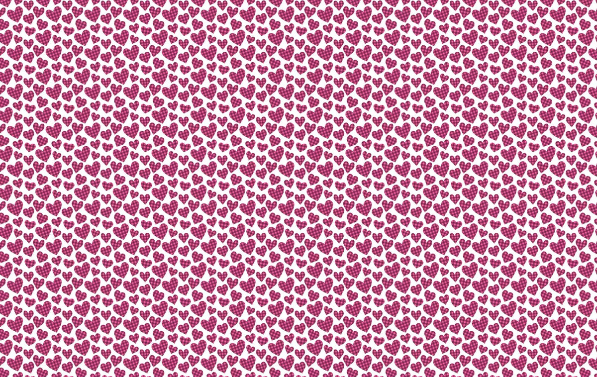 Buffalo Plaid Pink Hearts