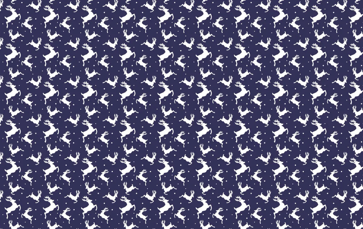 Flying Reindeer Blue