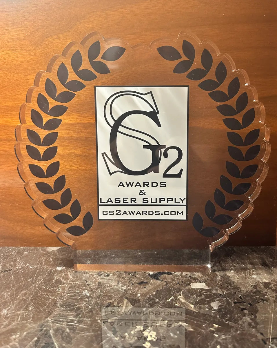 Laurel Wreath Acrylic Award