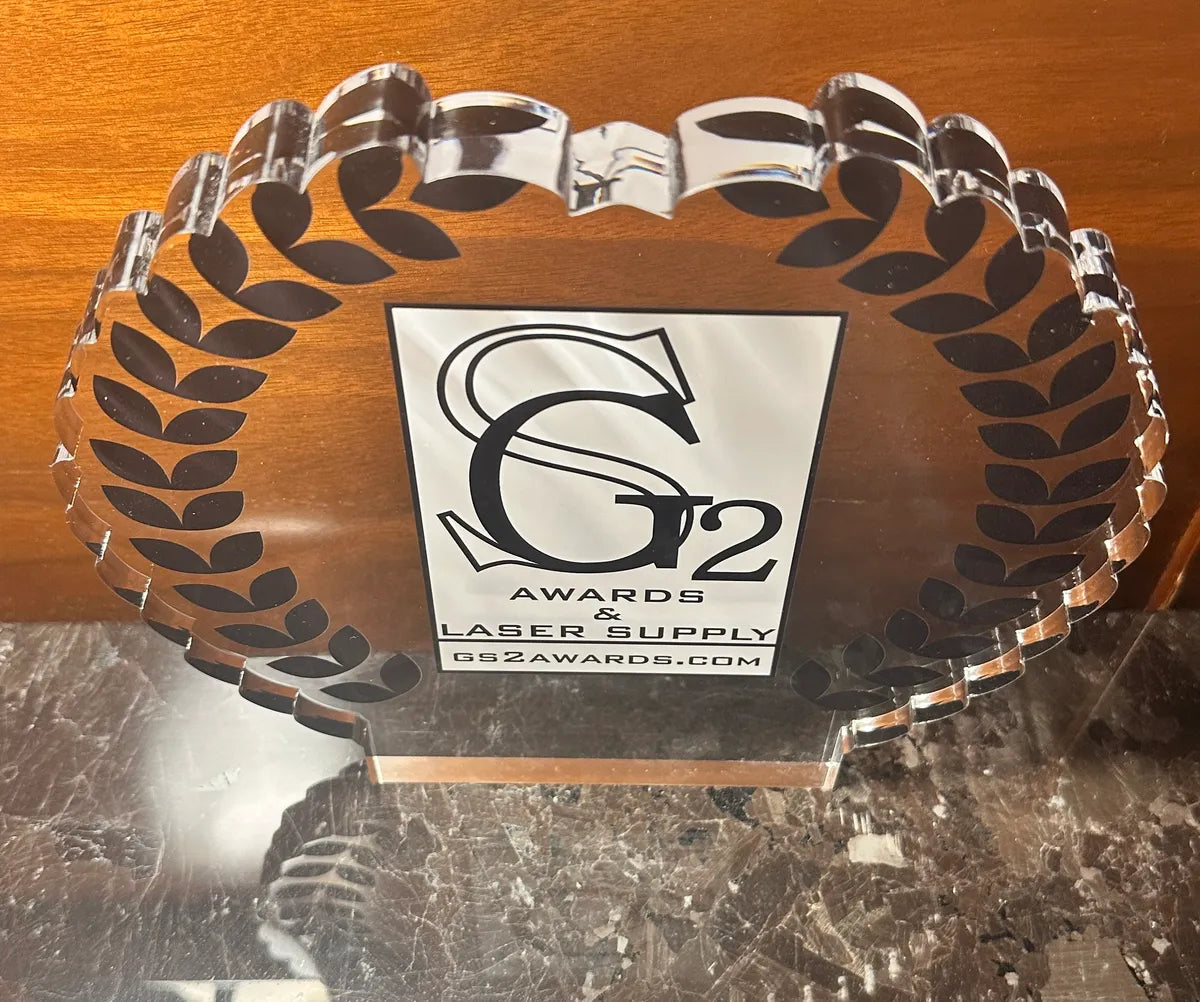 Laurel Wreath Acrylic Award
