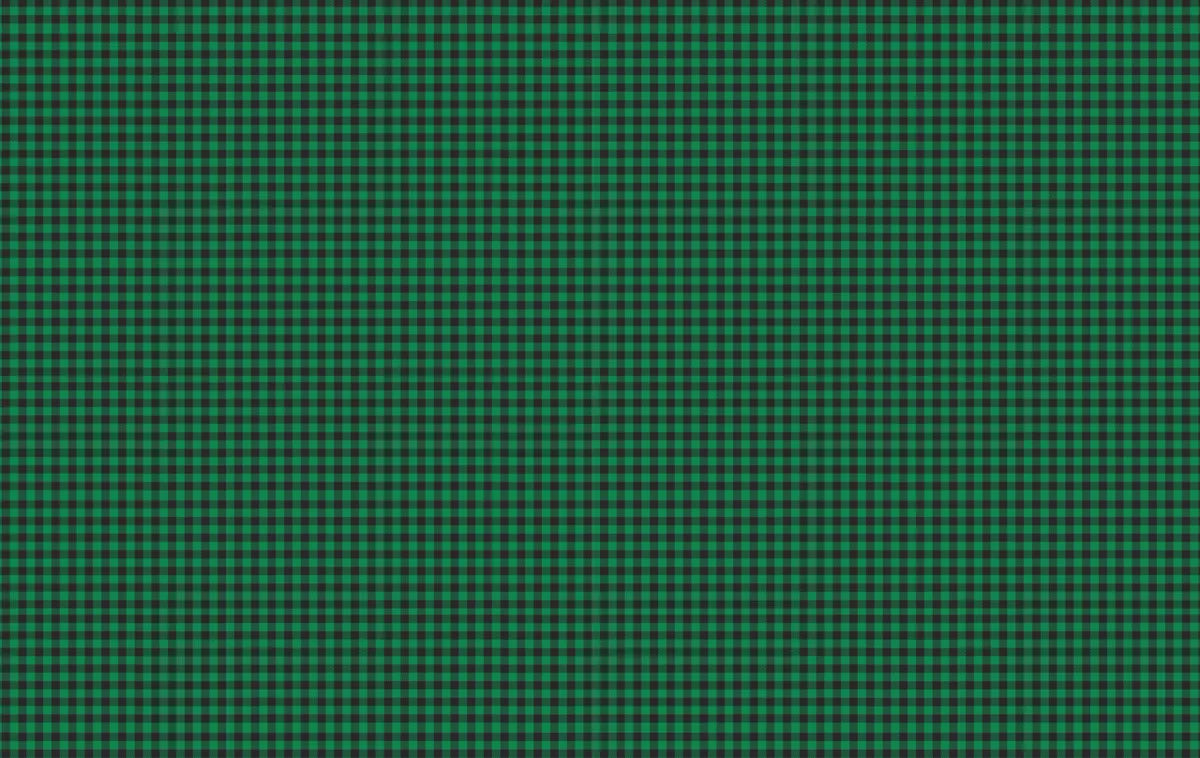 Micro Green Buffalo Plaid