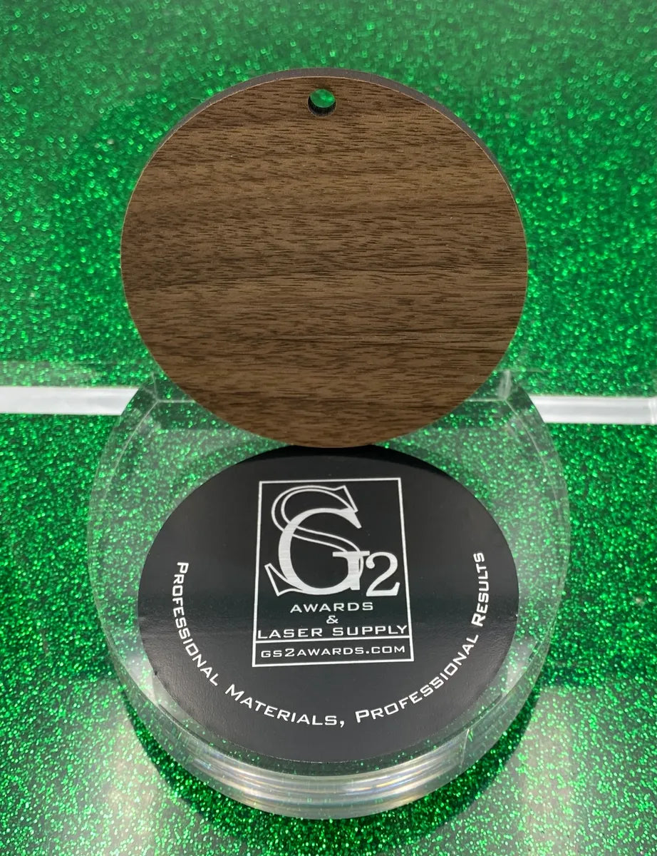 1/4" Prefinished Ornament Round