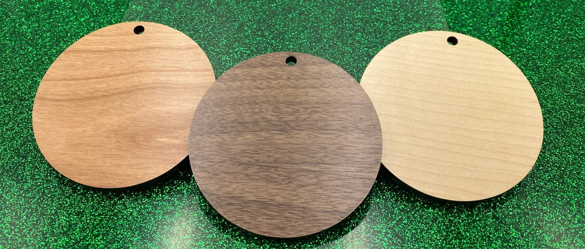 1/4" Prefinished Ornament Round