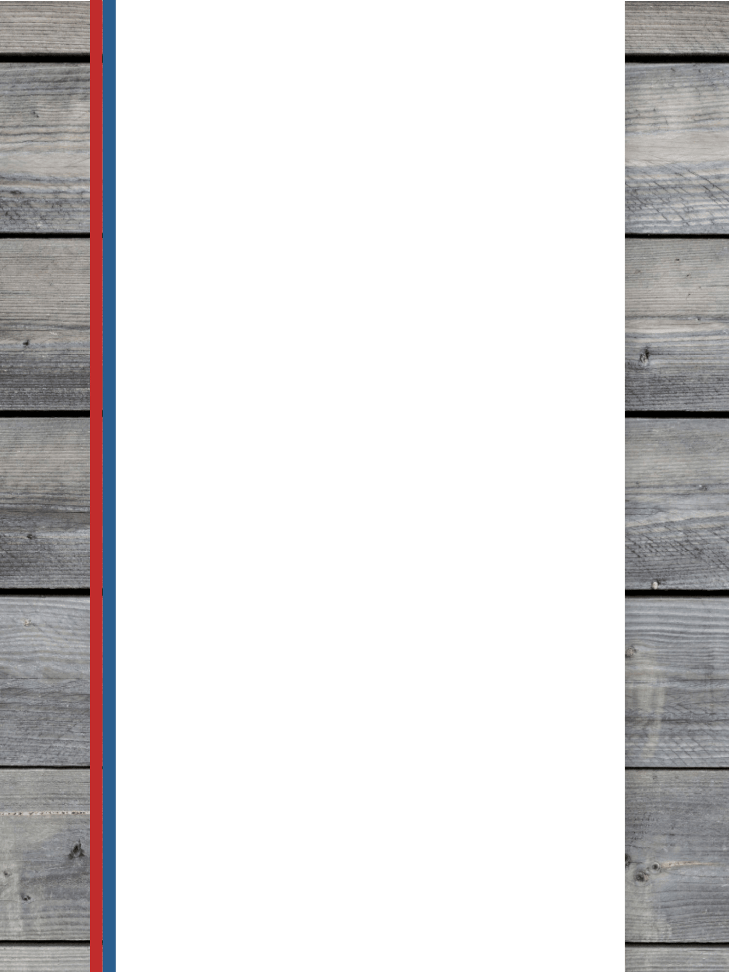 Acrylic: Red / White / Blue TriLayer Durra-Bull™ Laserable Panels (12"x24")