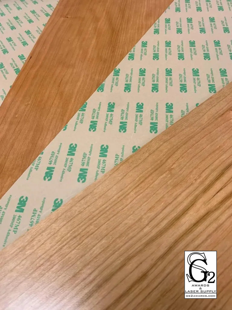 1/8" 3M Backed 12"x24" Prefinished LaserLumber™ Premium