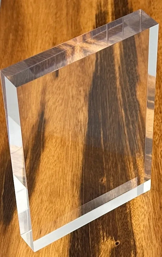 3/4" Rectangle Acrylic Block