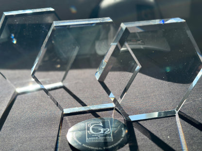 Hexagon Acrylic Award Blank