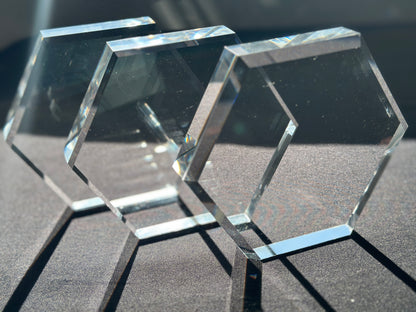Hexagon Acrylic Award Blank