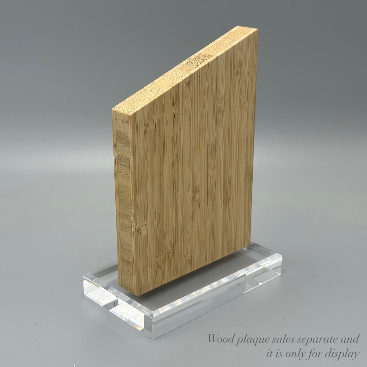 3/4" Clear Acrylic Base