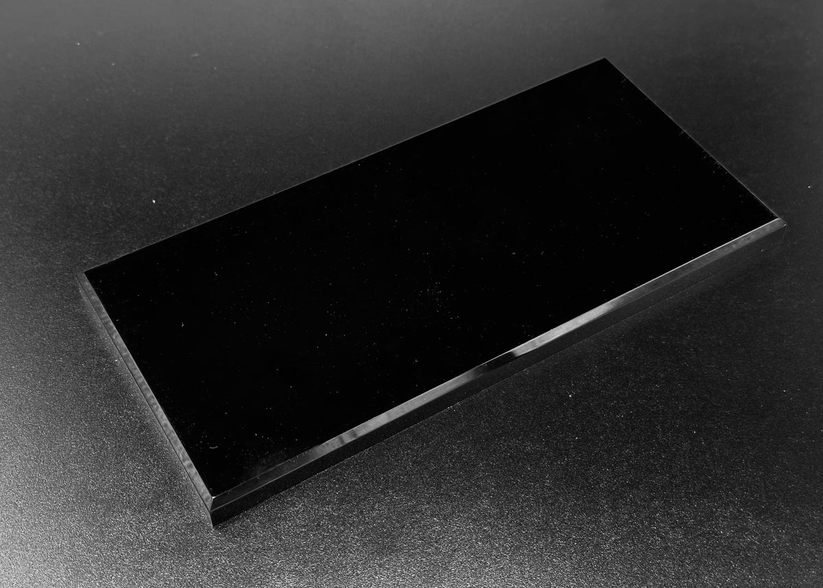 3/4" Black Acrylic Base