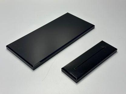 3/4" Black Acrylic Base