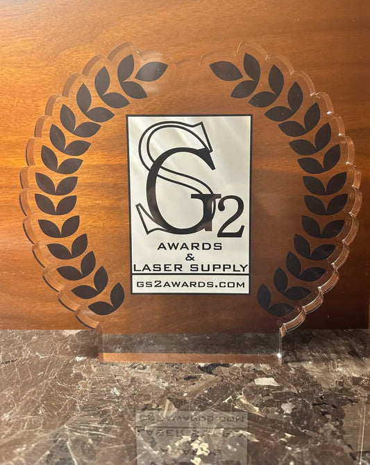Laurel Wreath Acrylic Award