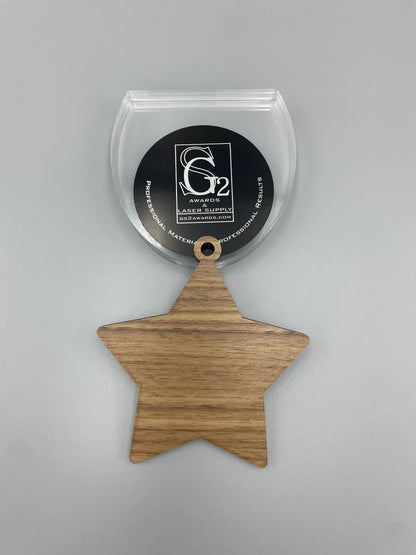 1/4" Prefinished Ornament Star 10 Pack