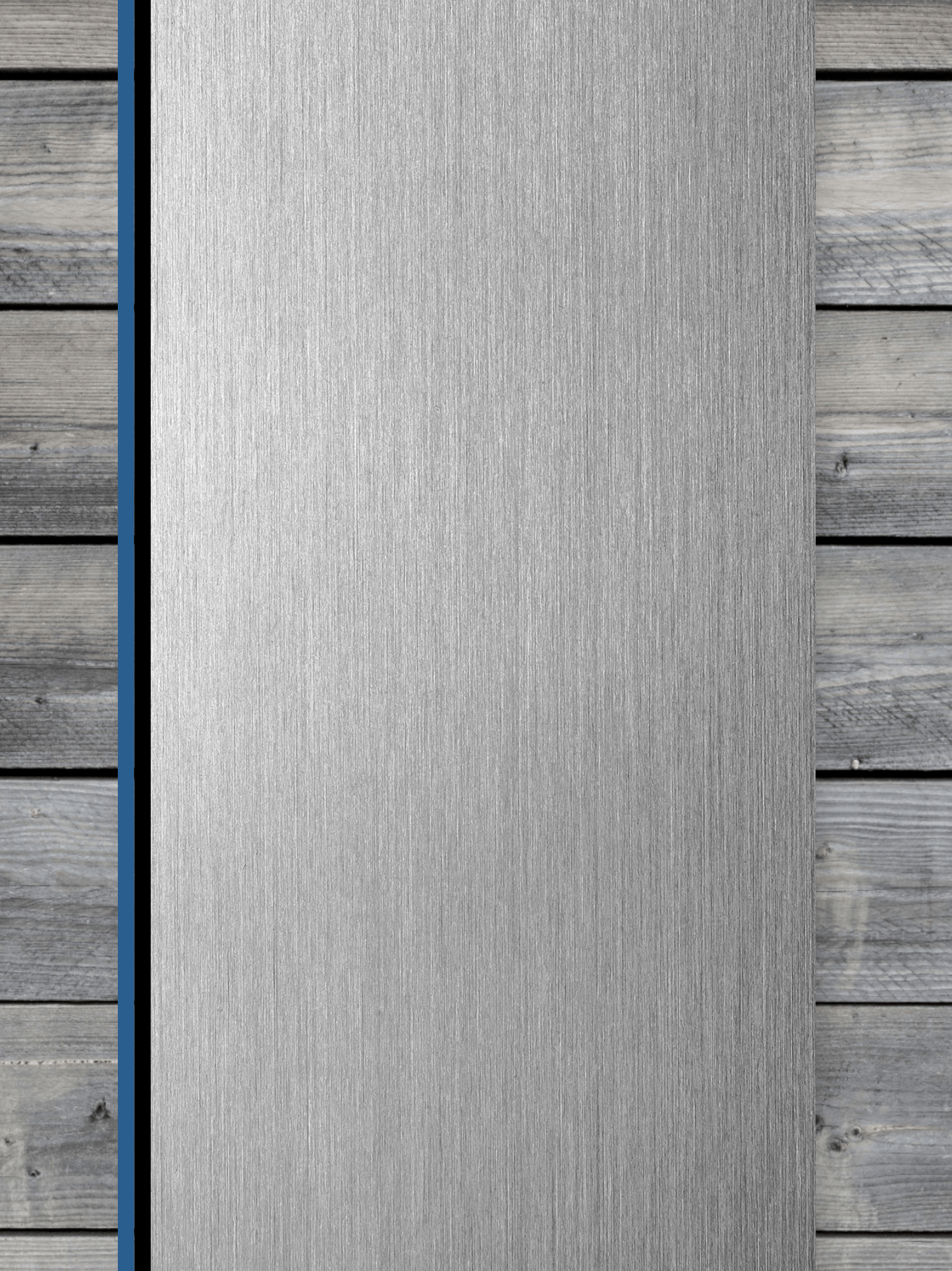Acrylic: Stainless / Black / Blue TriLayer Durra-Bull™ Laserable Panels (12"x24")
