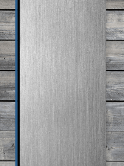 Acrylic: Stainless / Black / Blue TriLayer Durra-Bull™ Laserable Panels (12"x24")