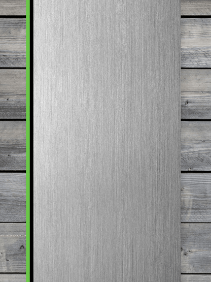 Acrylic: Stainless / Black / Green TriLayer Durra-Bull™ Laserable Panels (12"x24")